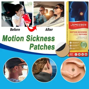 60pcs Motion Sickness Patches – For Kids & Adults