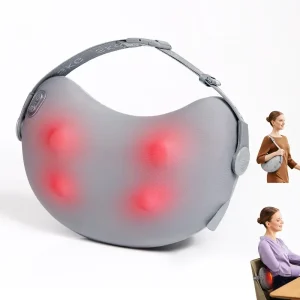 SKG Shiatsu Heat Cordless Back Massager with 4D Kneading